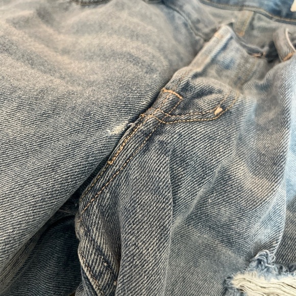 All Saints Men’s Distressed Denim Shorts - Picture 8 of 8